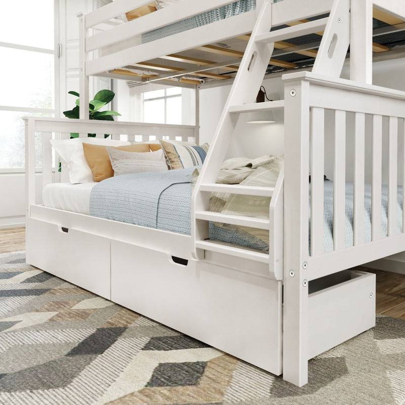 Classic Twin over Full Bunk Bed + Underbed Storage Bunk Beds Plank+Beam 