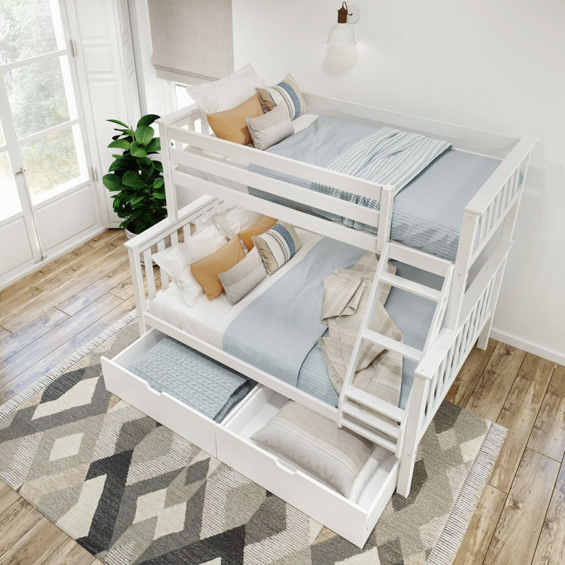 Classic Twin over Full Bunk Bed + Underbed Storage Bunk Beds Plank+Beam 