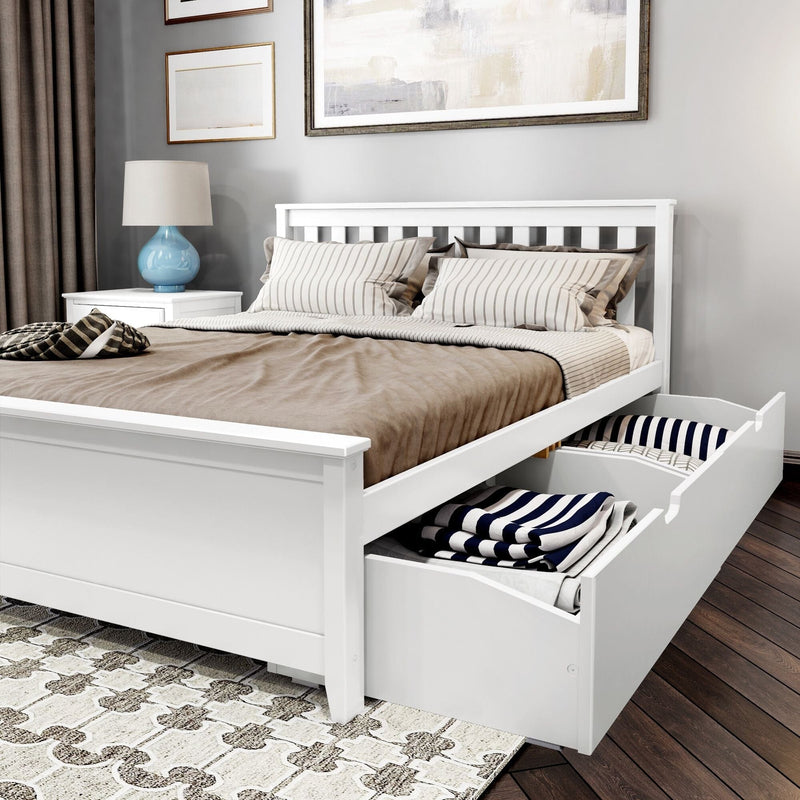 Classic Bed + Storage - Queen Single Beds Plank+Beam 