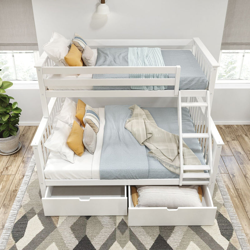 Classic Twin XL over Queen Bunk Bed + Storage Drawers Bunk Beds Plank+Beam 