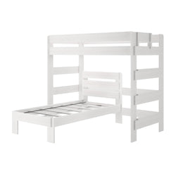 Rustic Twin/Twin L-Shaped Bunk Bed Bunk Beds Plank+Beam 