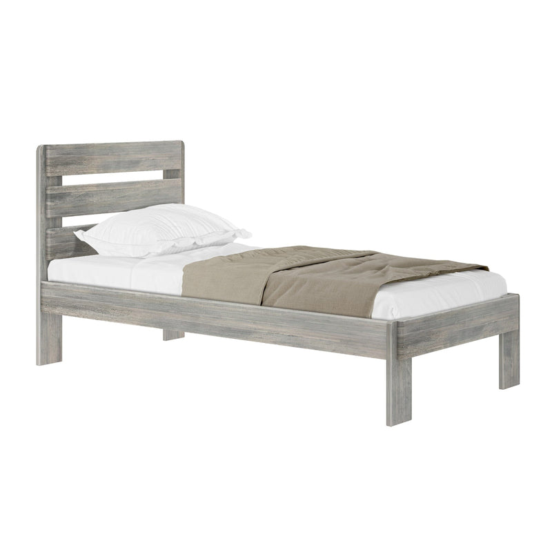 Rustic Slatted Bed - Twin Single Beds Plank+Beam 