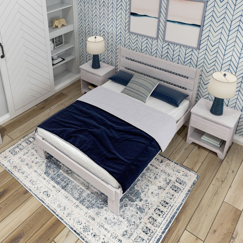 Rustic Slatted Bed - Full Single Beds Plank+Beam 