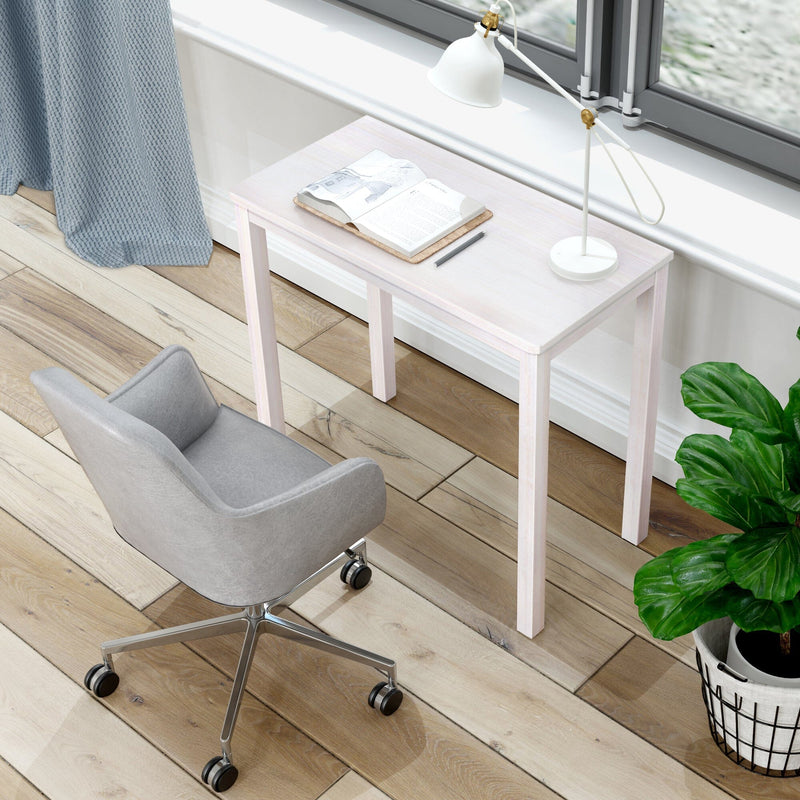 Rustic Desk - 32" Desk Plank+Beam White Wash 