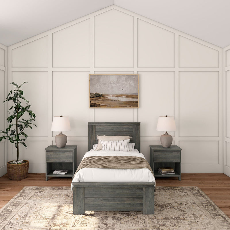 Rustic Panel Bed - Twin Single Beds Plank+Beam 