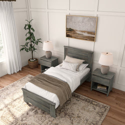 Rustic Panel Bed - Twin Single Beds Plank+Beam 