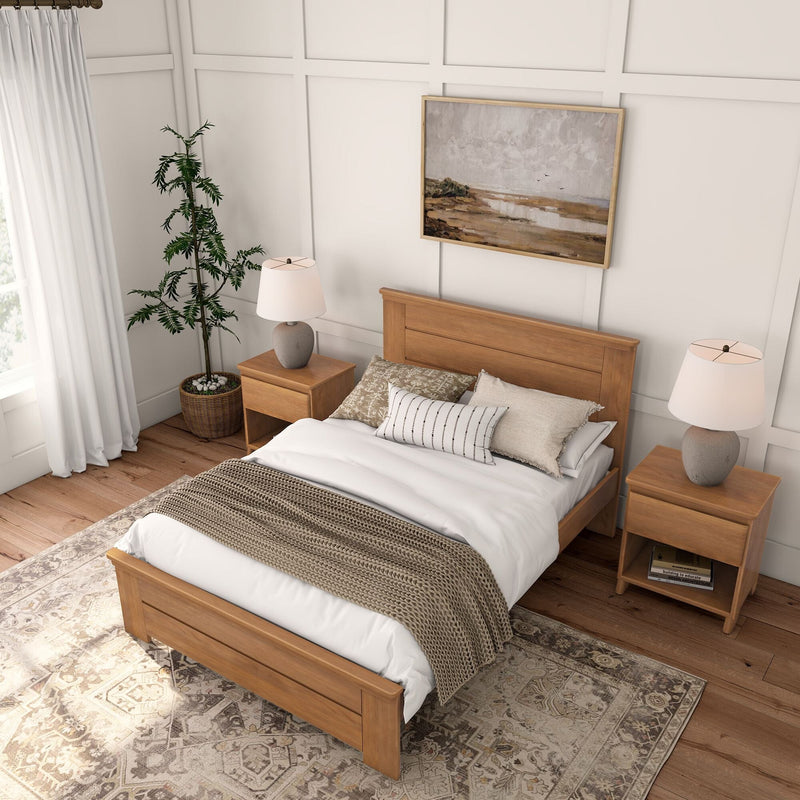 Rustic Panel Bed - Full Single Beds Plank+Beam 