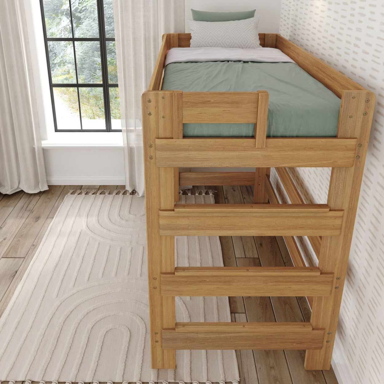 Rustic Twin High Loft Bed Loft Beds Plank+Beam 