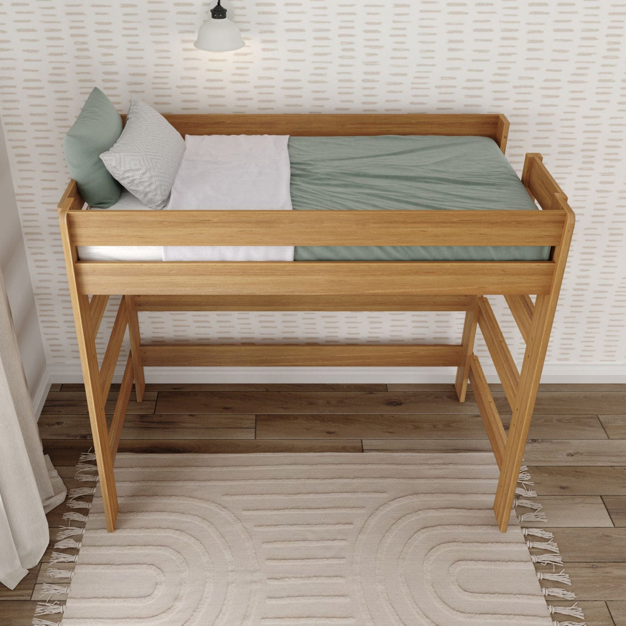 Rustic Twin High Loft Bed Loft Beds Plank+Beam 