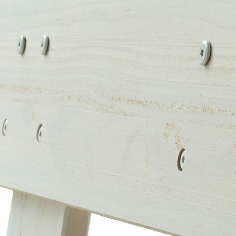 Rustic Slatted Bed - Queen Single Beds Plank+Beam 