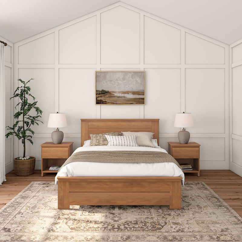 Rustic Panel Bed - Queen Single Beds Plank+Beam 