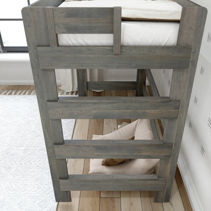 Rustic Loft Bed With Desk - Twin Loft Beds Plank+Beam 