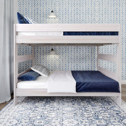Rustic Queen over Queen Bunk Bed Bunk Beds Plank+Beam 