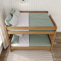 Rustic Queen over Queen Bunk Bed Bunk Beds Plank+Beam 