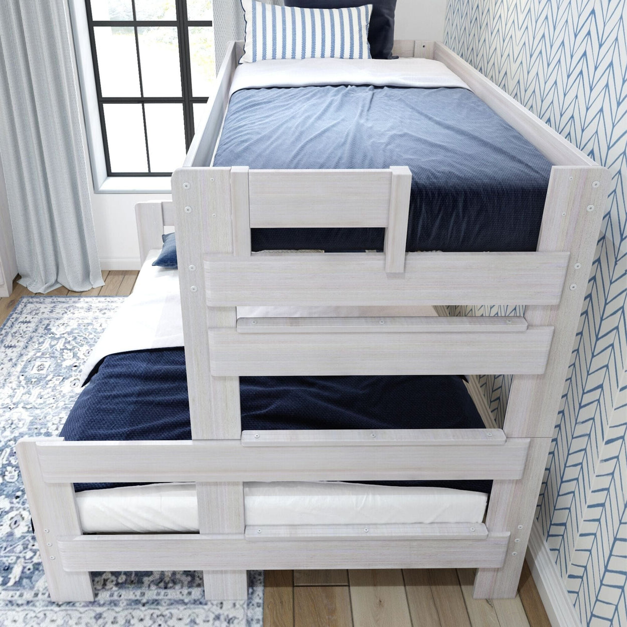 Rustic Twin XL over Queen Bunk Bed Bunk Beds Plank+Beam 