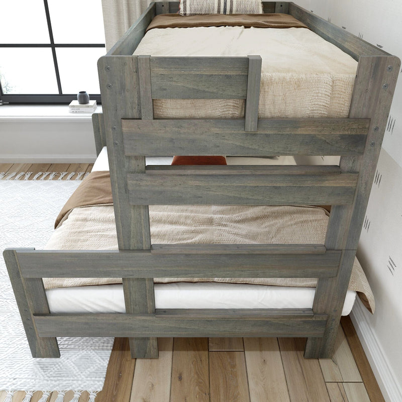 Rustic Twin XL over Queen Bunk Bed Bunk Beds Plank+Beam 