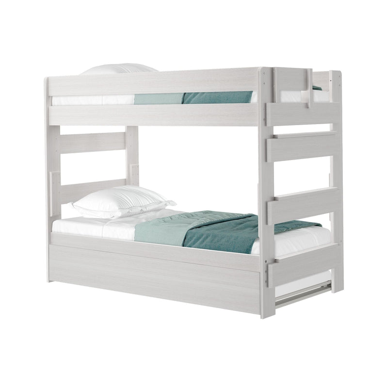 Rustic Twin over Twin Bunk Bed + Trundle Bunk Beds Plank+Beam 