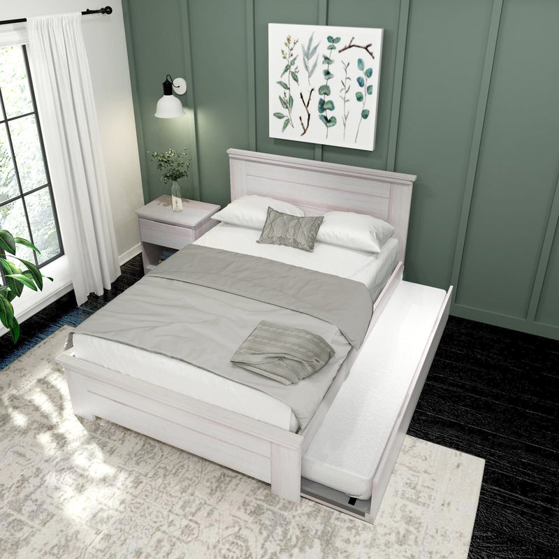 Rustic Panel Bed + Trundle - Full Single Beds Plank+Beam 