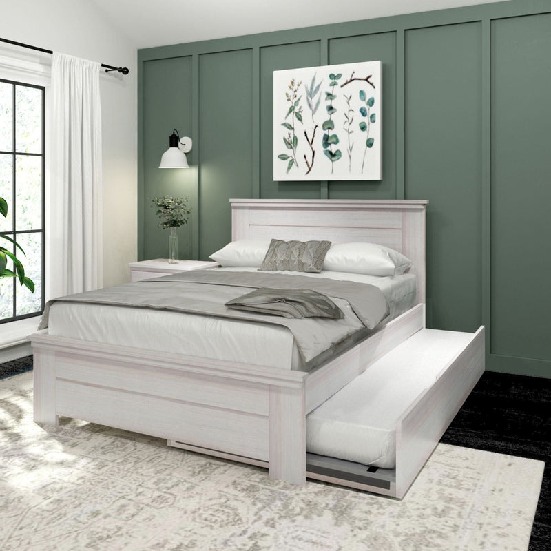 Rustic Panel Bed + Trundle - Full Single Beds Plank+Beam 