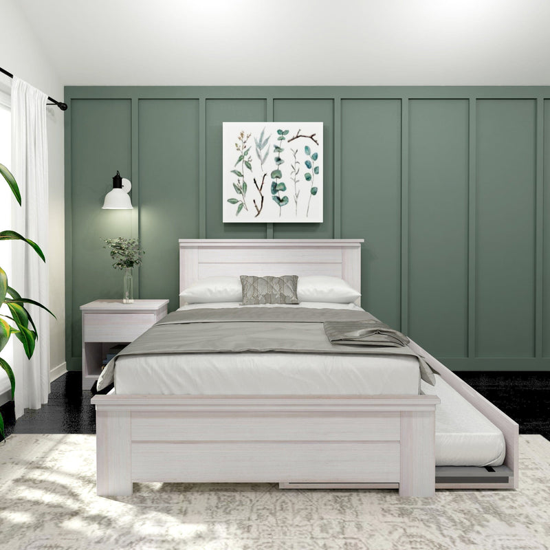 Rustic Panel Bed + Trundle - Full Single Beds Plank+Beam 