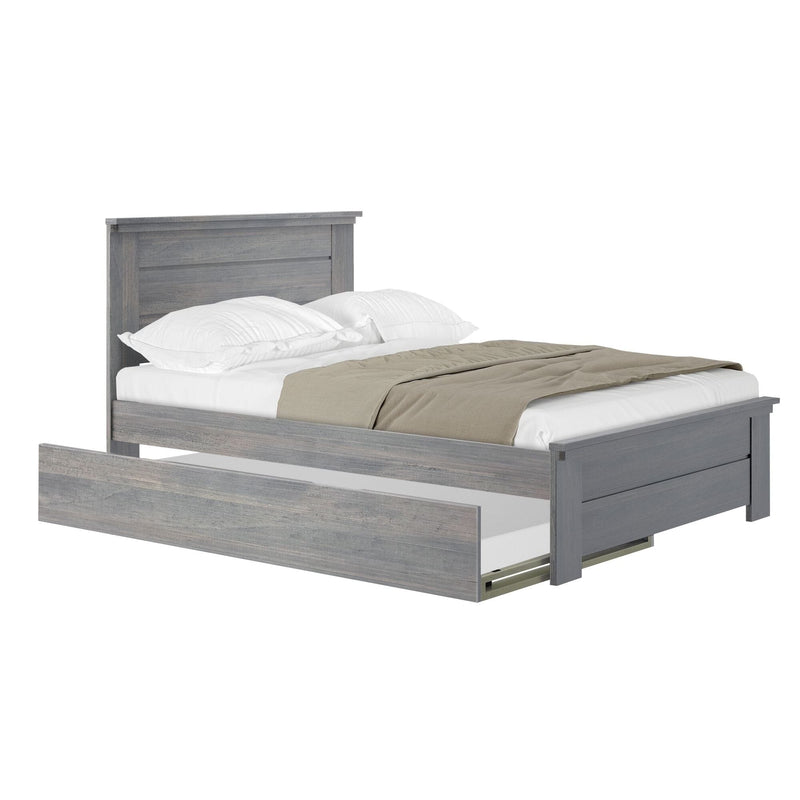 Rustic Panel Bed + Trundle - Full Single Beds Plank+Beam 