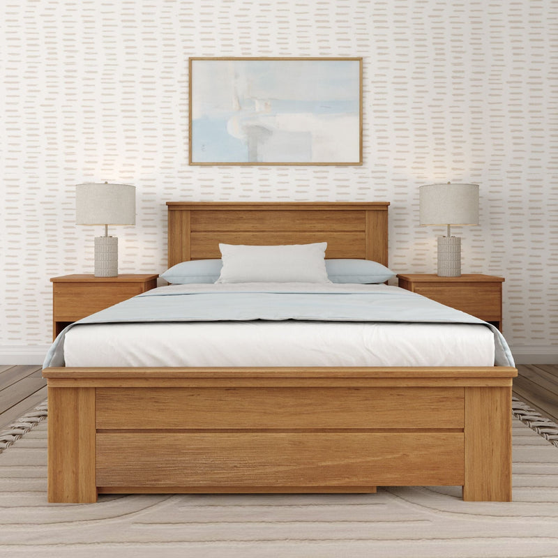 Rustic Panel Bed + Trundle - Full Single Beds Plank+Beam 