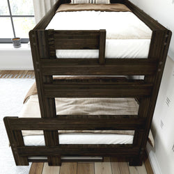 Rustic Twin over Full Bunk Bed + Trundle Bunk Beds Plank+Beam 