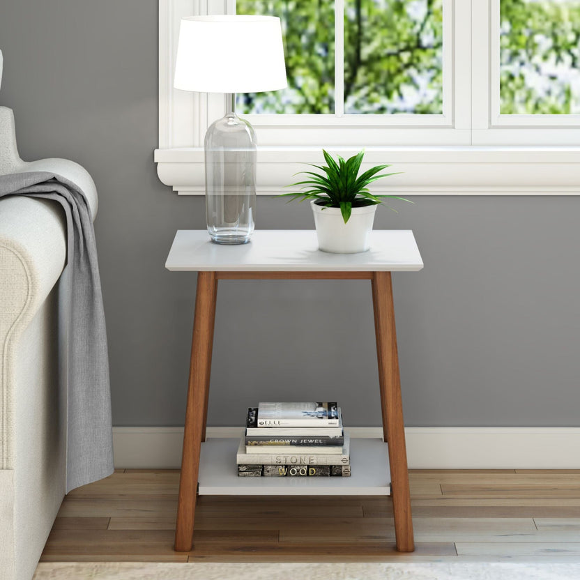 Modern Side Table MidCentury End Table for Living Room, Bedroom