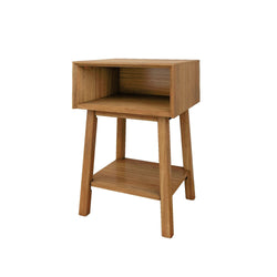 Mid-Century Side Table with Storage Furniture Plank+Beam 