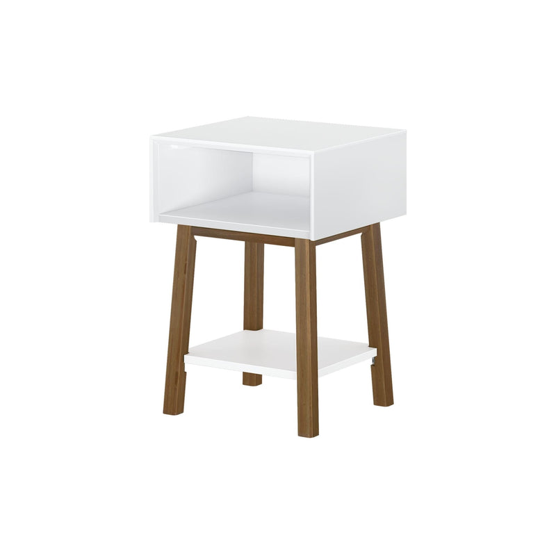 Mid-Century Modern Side Table with Storage - 18" Side Table Plank+Beam 
