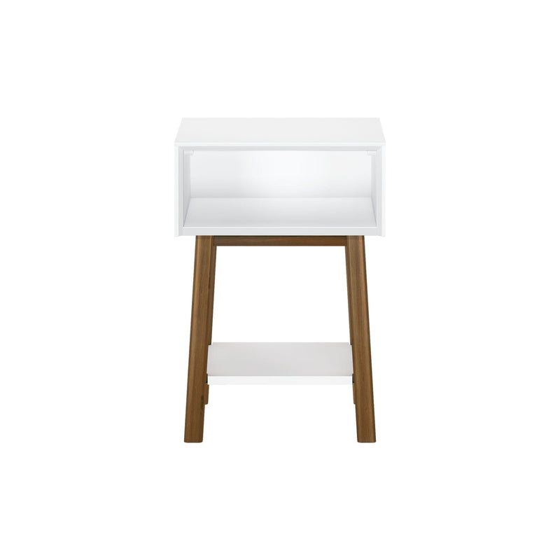 Mid-Century Modern Side Table with Storage - 18" Side Table Plank+Beam 