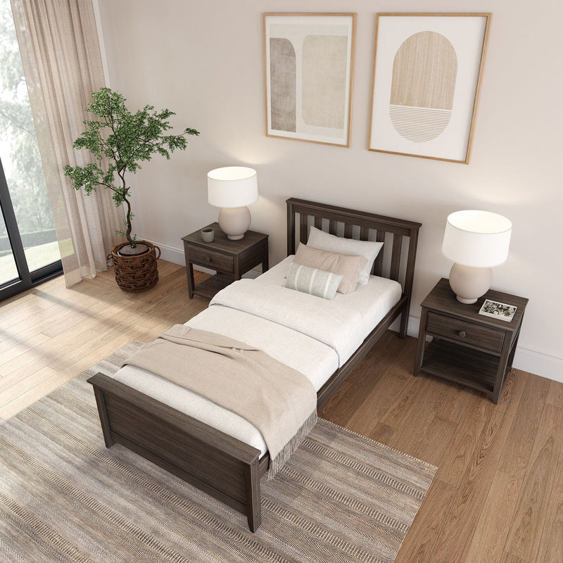 Classic Bed - Twin Single Beds Plank+Beam 