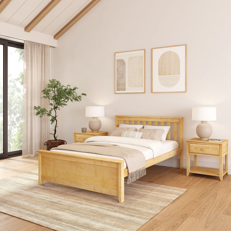 Classic Bed - Full Single Beds Plank+Beam Natural 