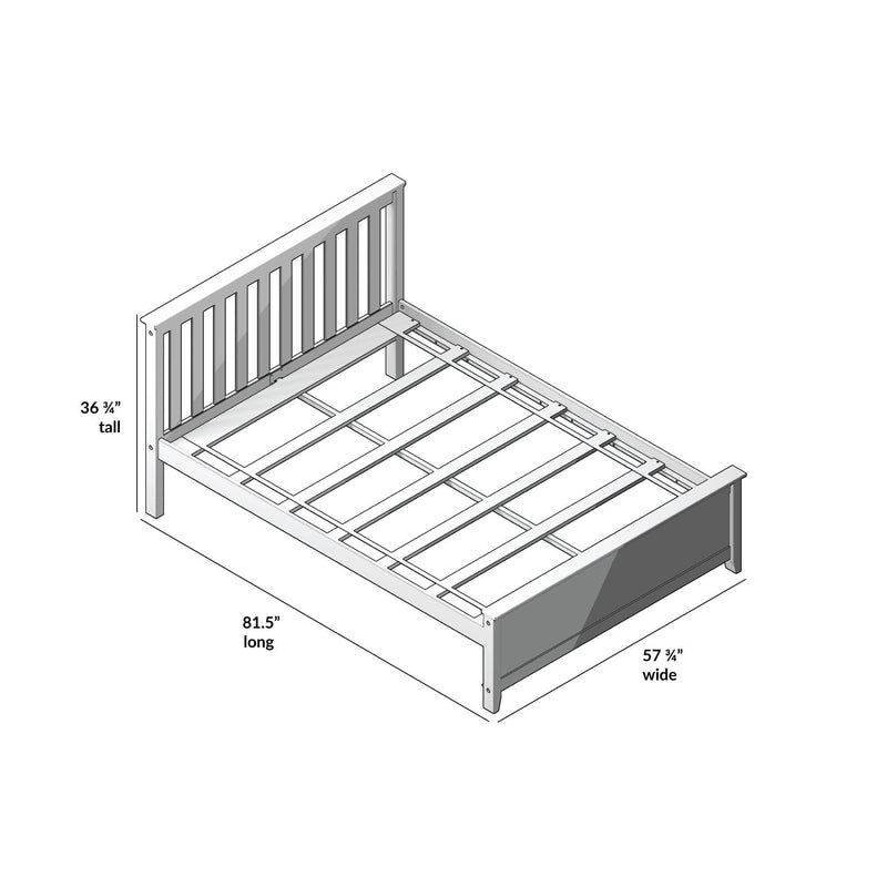 Classic Bed - Full Single Beds Plank+Beam 
