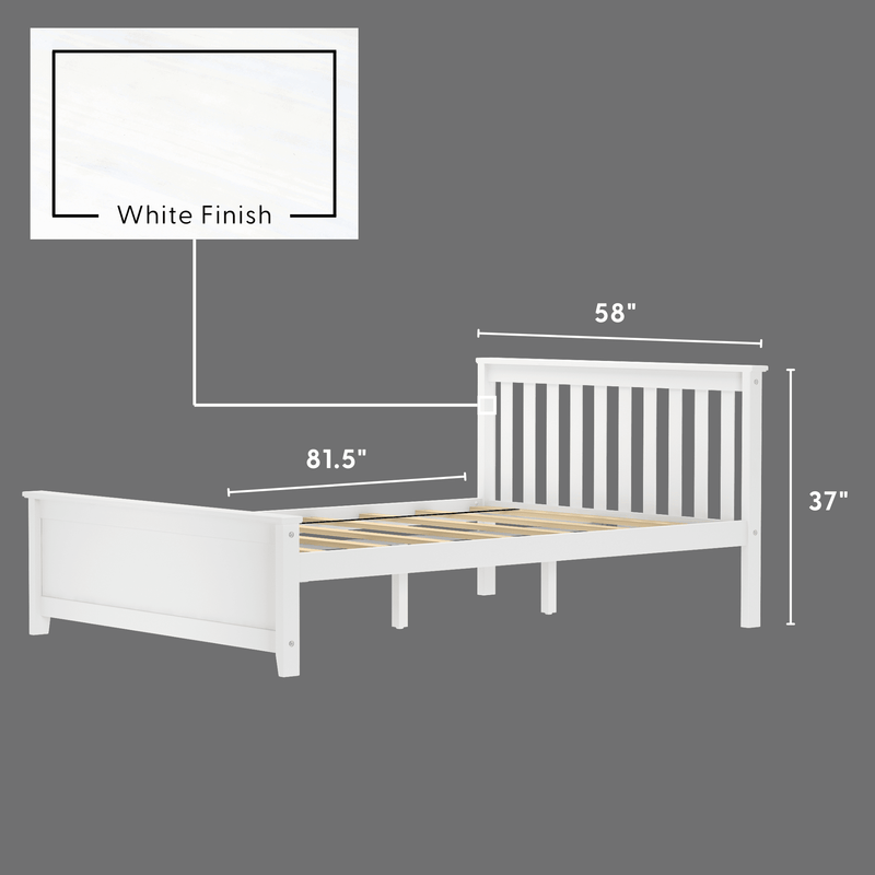 Classic Bed - Full Single Beds Plank+Beam 