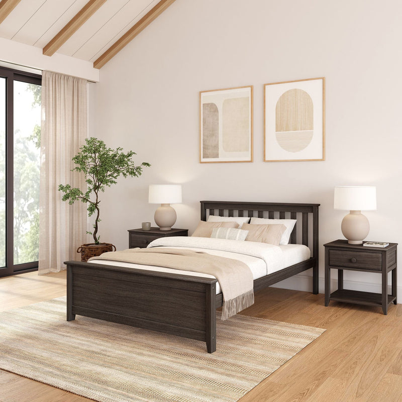 Classic Bed - Full Single Beds Plank+Beam Clay 