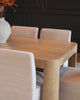 Slow animation between dining, living, entryway, and bedroom solid wood furniture.