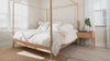 Video of multiple bedrooms and living rooms with light, airy summer theme.