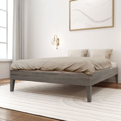 Full Platform Bed Single Beds Plank+Beam Driftwood 