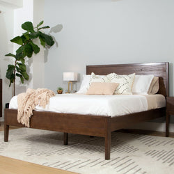 Walnut Queen-Size Bed Single Beds Plank+Beam Walnut 