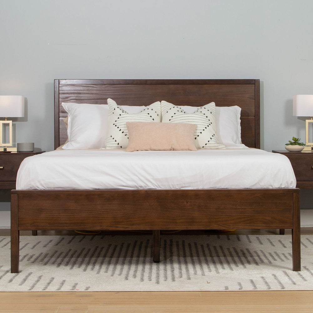 Walnut Queen-Size Bed Single Beds Plank+Beam 