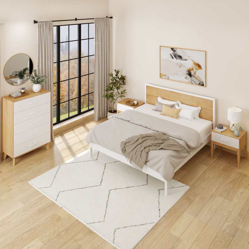 Duo King-Size Bed Single Beds Plank+Beam 