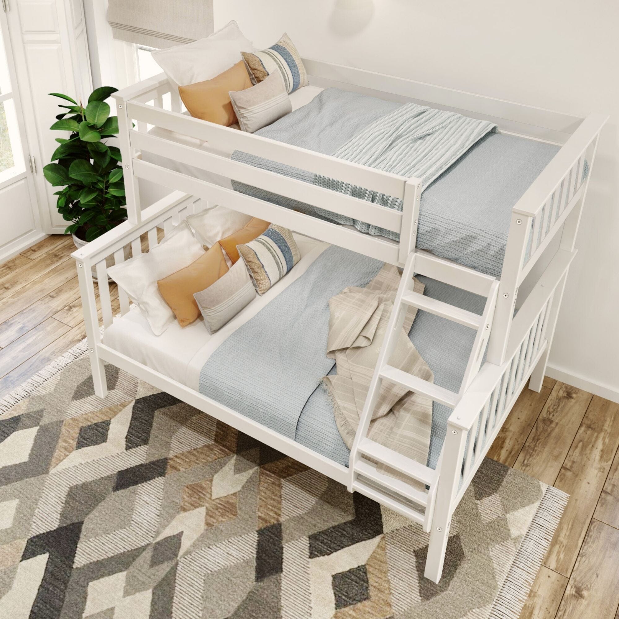 Full over twin bunk cheap beds