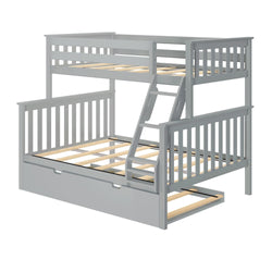 Classic Twin over Full Bunk Bed + Trundle Bunk Beds Plank+Beam 