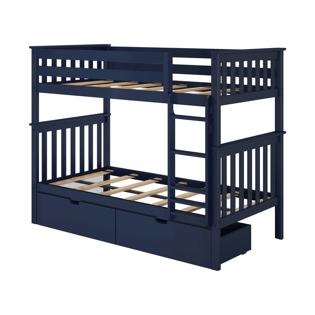 Classic Twin over Twin Bunk Bed + Underbed Storage Bunk Beds Plank+Beam 