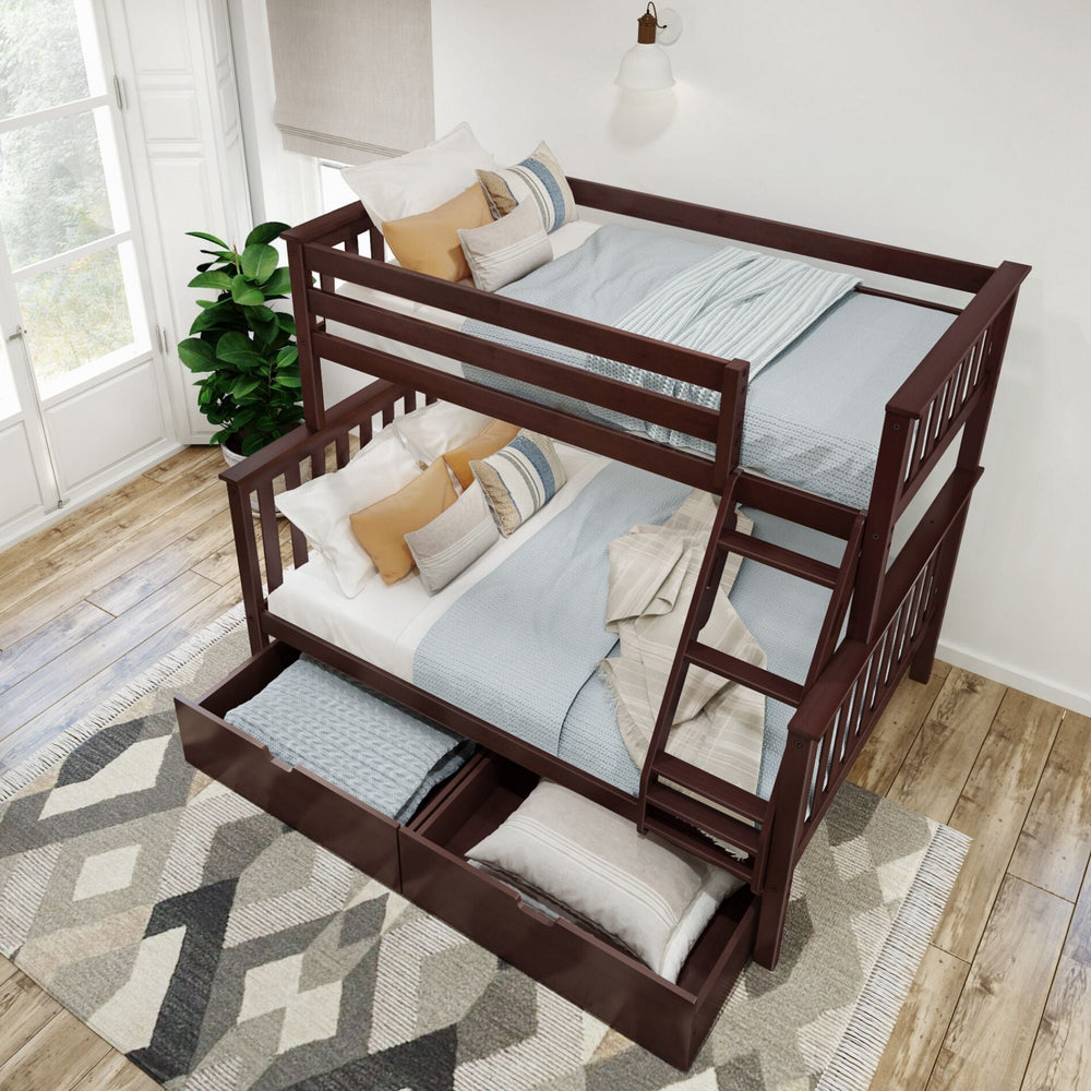 Classic Twin over Full Bunk Bed + Underbed Storage Bunk Beds Plank+Beam 