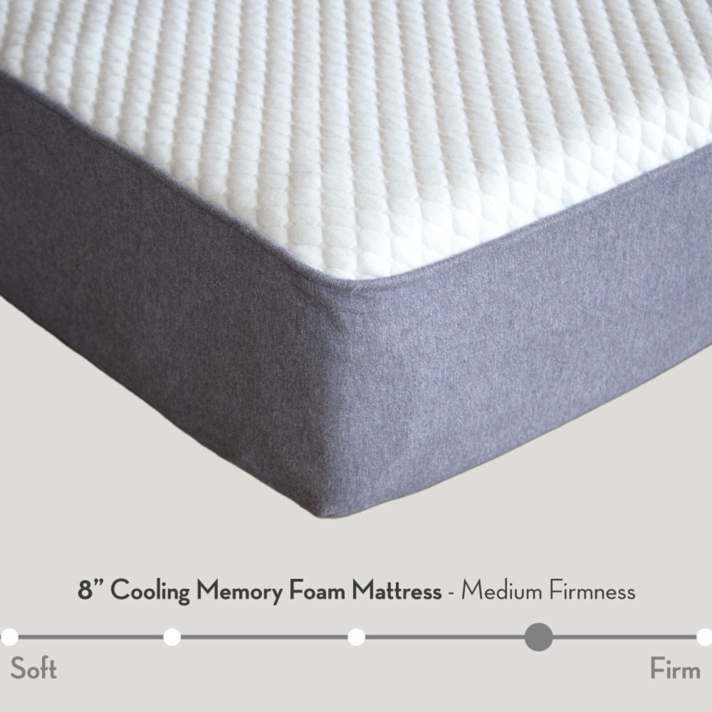 8 Inch Queen Cooling Memory Foam Mattress Mattresses Plank+Beam 